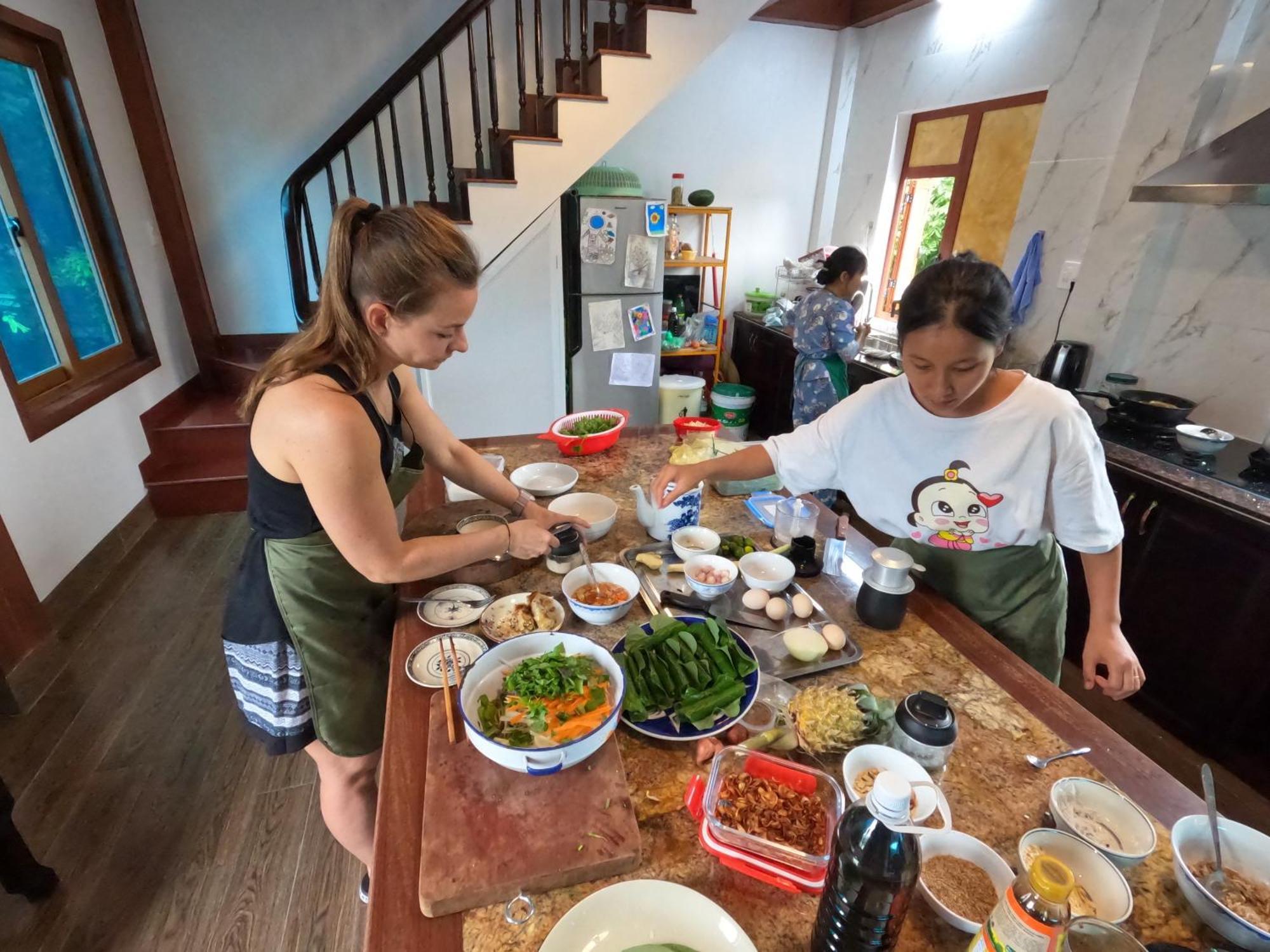 An Homestay-Vietnamese Vegetarian Breakfast Dong Khe Sau Exterior photo